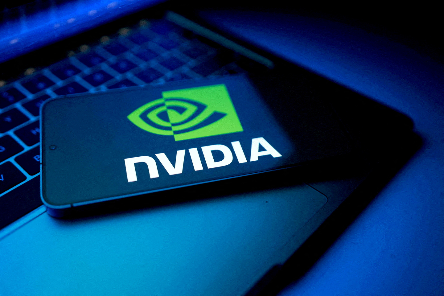 A Nvidia logo appears in this illustration taken on Aug. 25, 2025. [REUTERS/YONHAP]