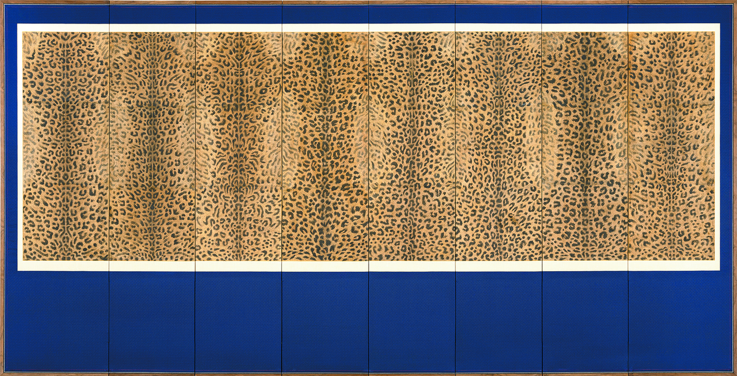 A ″Tiger Skin″ painting from the 19th century is seen in this image provided by Gallery Hyundai on Jan. 14, 2026. [GALLERY HYUNDAI]