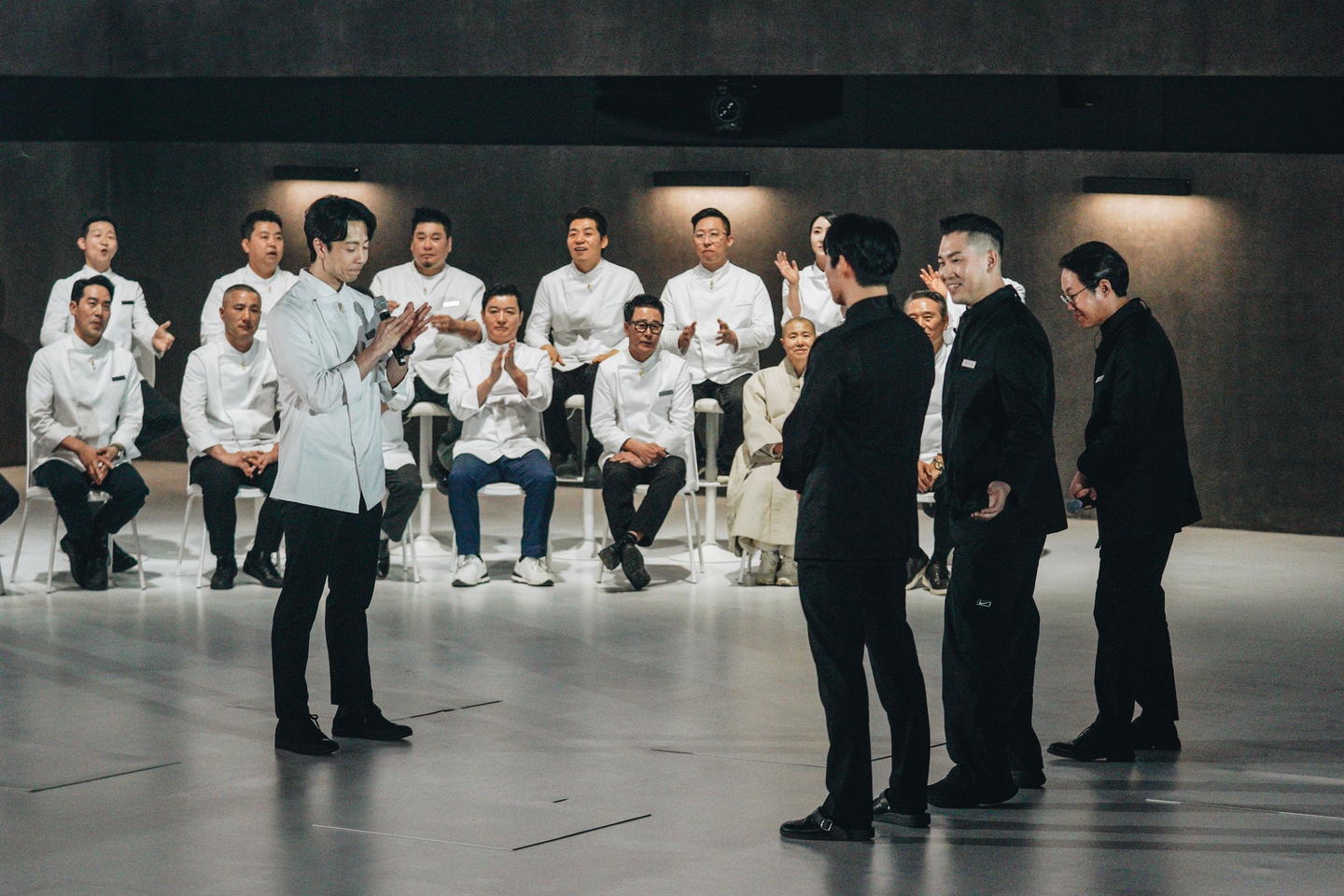 Still from the second season of Netflix's hit cooking survival show ″Culinary Class Wars″ (2024-) [NETFLIX]