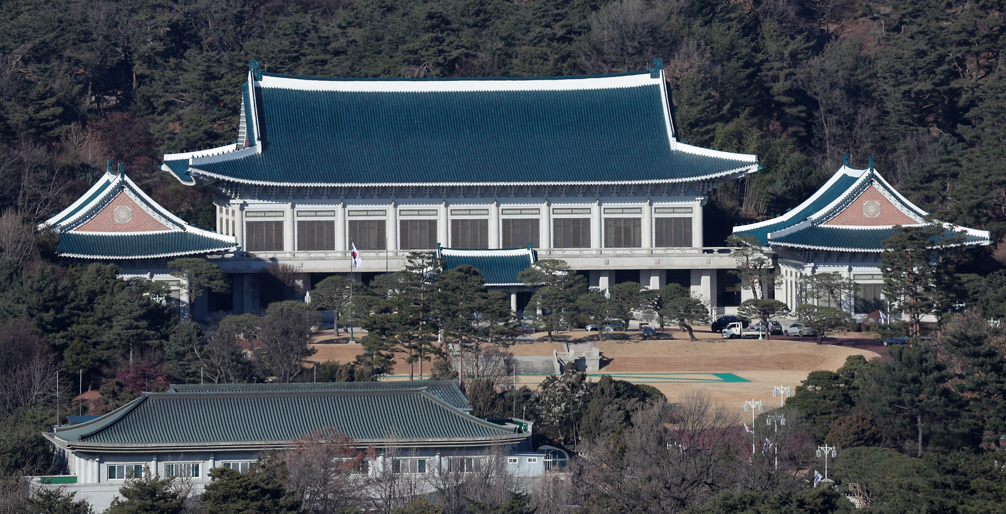The Blue House is seen in central Seoul on Dec. 21, 2025. [NEWS1] 