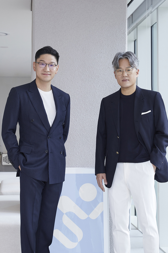 SM Co-CEOs Daniel Jang, right, and Dmitry YJ Tak [SM ENTERTAINMENT]
