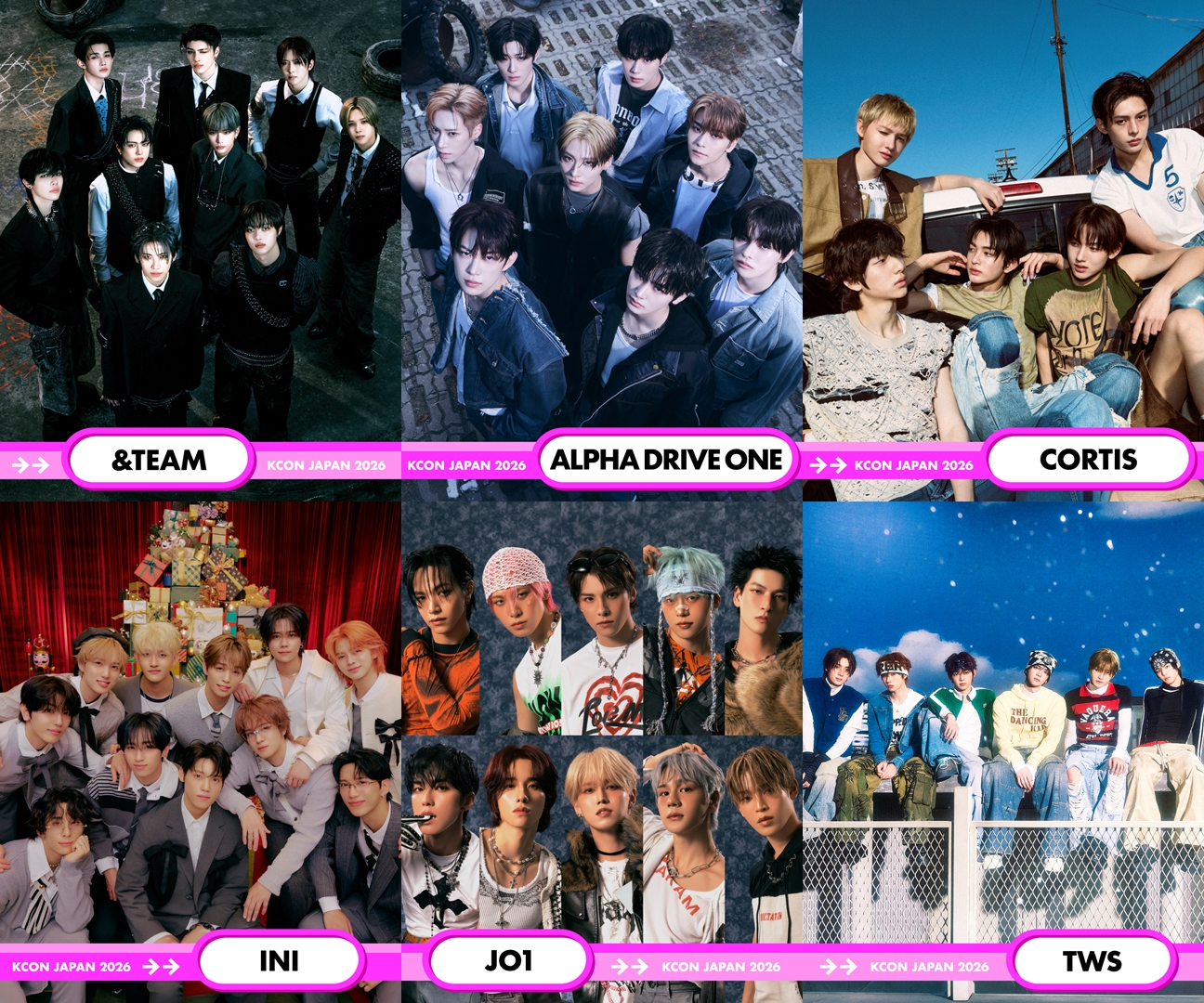 First lineup of performing artists at this year's KCON Japan [CJ ENM]