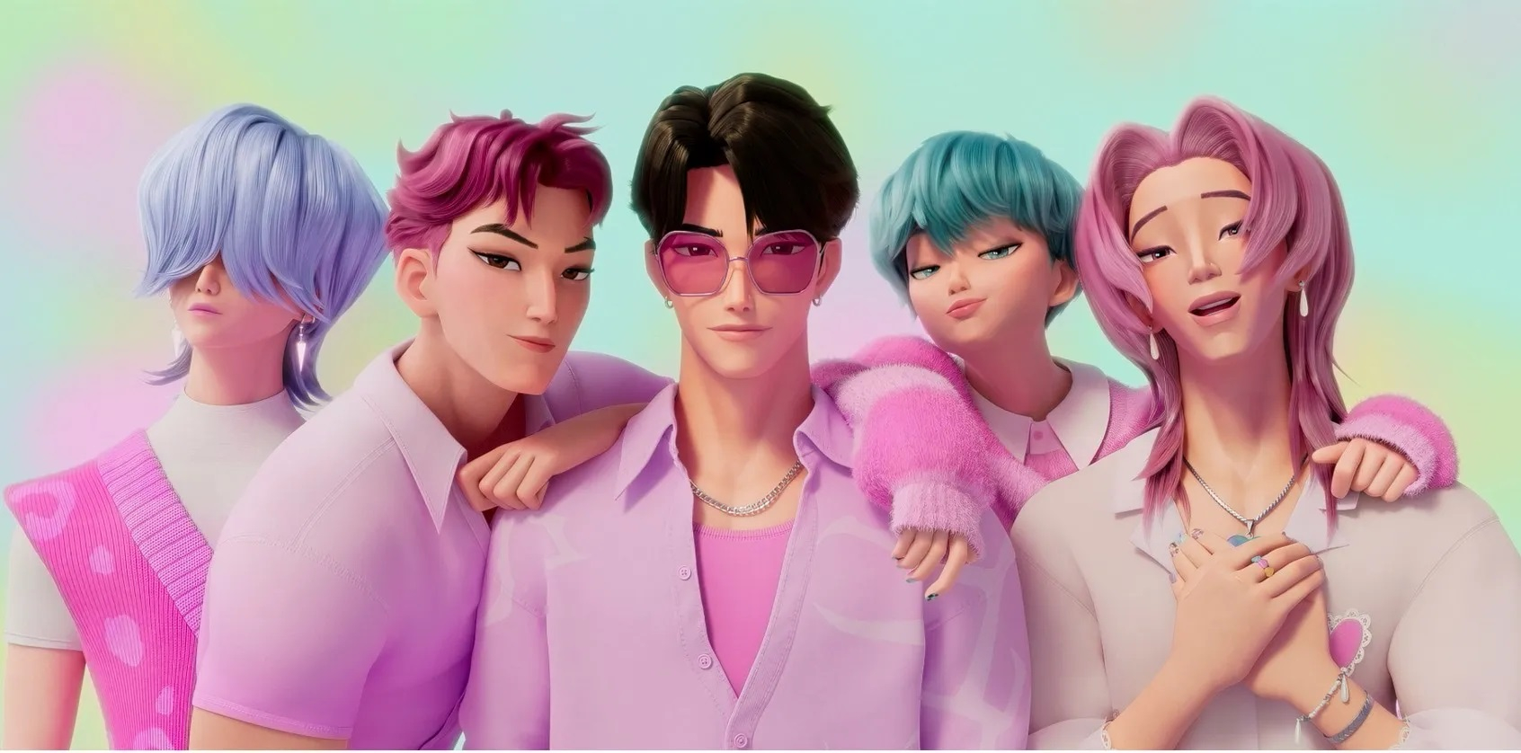 The Saja Boys from Netflix's ″KPop Demon Hunters″ (2025)