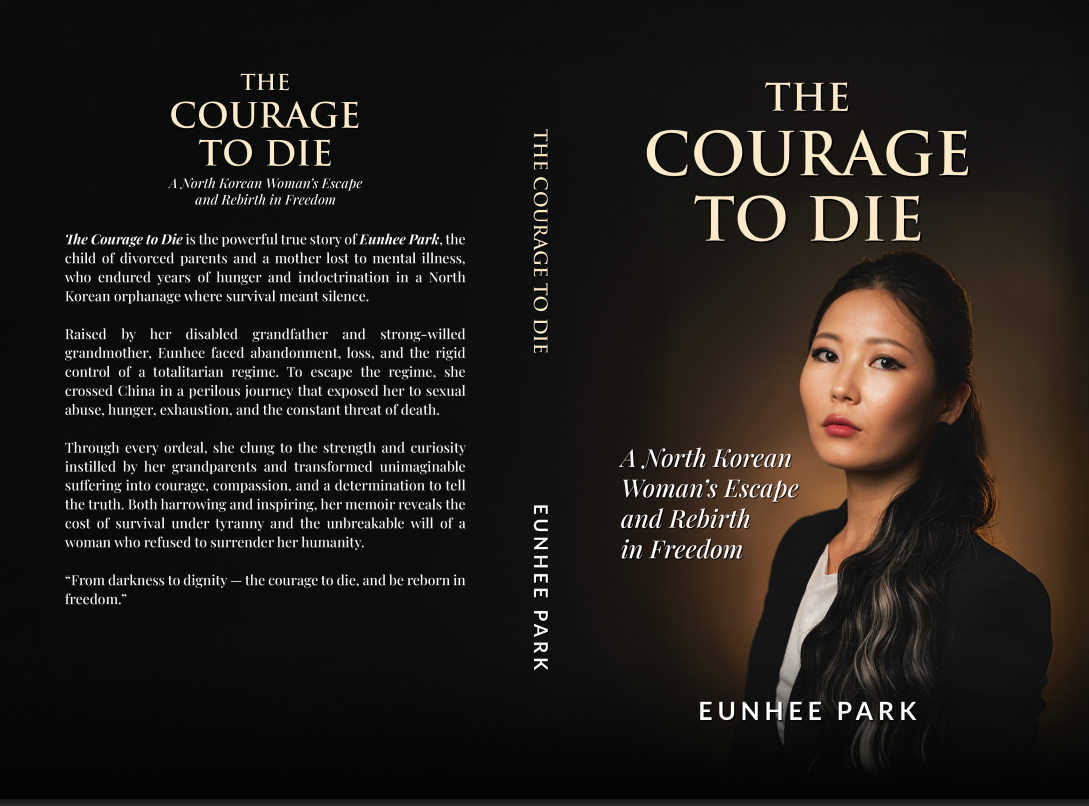 The paperback cover of North Korean defector Park Eun-hee's self-published autobiography ″Courage to Die: A North Korean Woman’s Escape and Rebirth in Freedom,″ which was released last year. [PARK EUN-HEE]