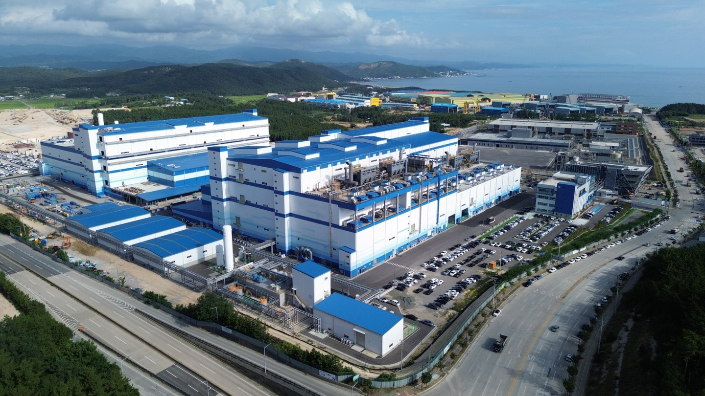 Posco Future M's Pohang cathode material plant located in the 4th Industrial Complex in Pohang, North Gyeongsang is seen on Dec. 16, 2025. [POSCO FUTURE M] 