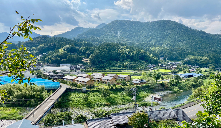 A view of the Onoji collective housing complex in Kamiyama village, Tokushima prefecture, Japan, is shown in a photo provided by the Kamiyama Tsunagu Corporation on Jan. 23. [KAMIYAMA TSUNAGU CORPORATION]