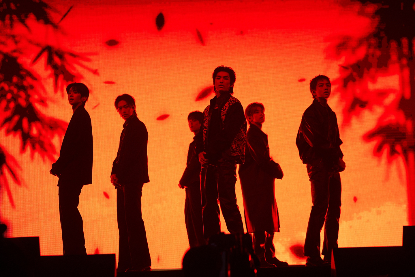 Boy band 82Major performs during its fifth concert, “Bebeom: Be the Tiger,” at Blue Square SOL Travel Hall in Yongsan District, central Seoul, on Jan. 24. [GREAT M ENTERTAINMENT]