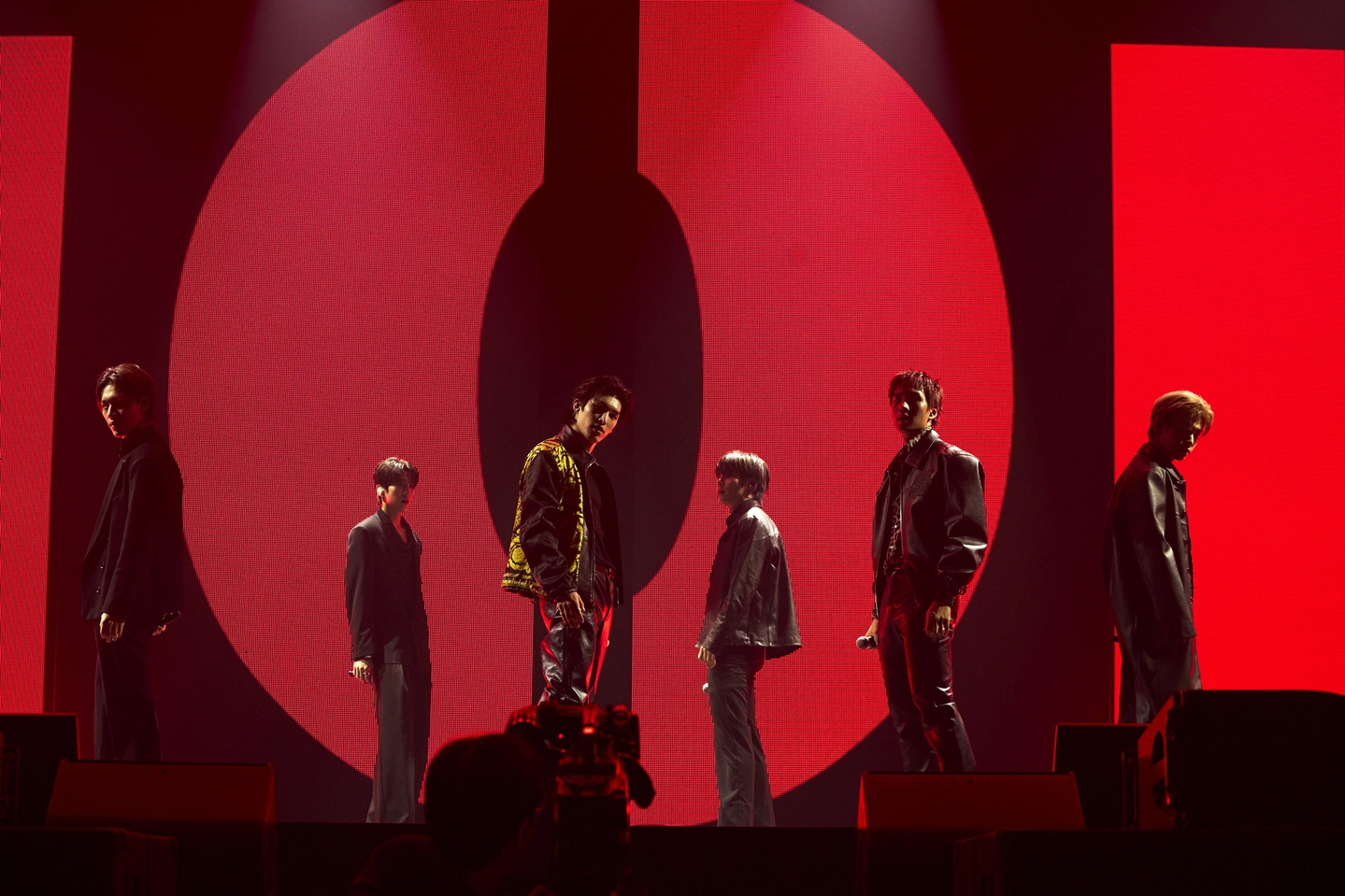 Boy band 82Major performs during its fifth concert, “Bebeom: Be the Tiger,” at Blue Square SOL Travel Hall in Yongsan District, central Seoul, on Jan. 24. [GREAT M ENTERTAINMENT]