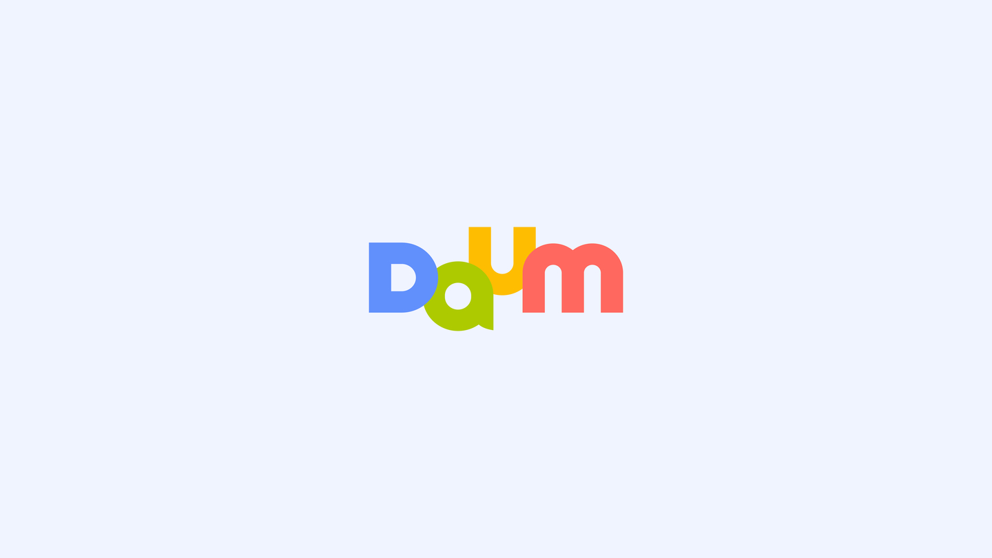 The logo for internet portal Daum is seen in this file photo [KAKAO]