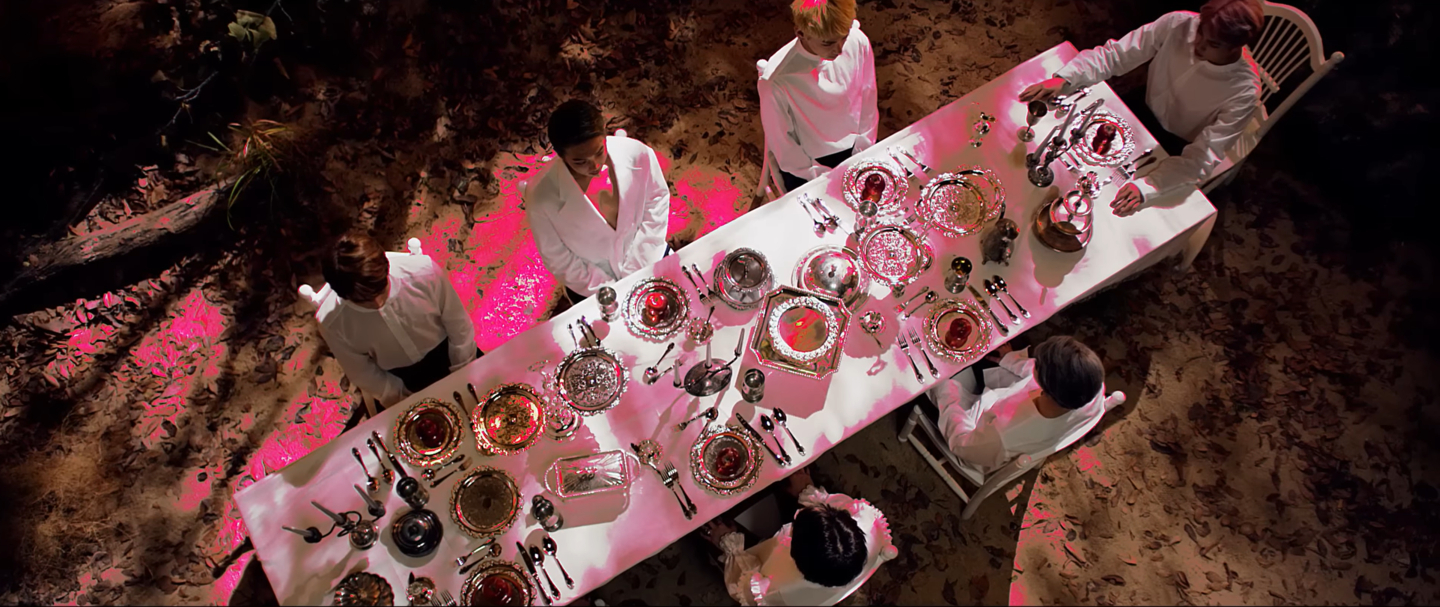 A still from BTS's ″Blood, Sweat & Tears″ (2016) [SCREEN CAPTURE]