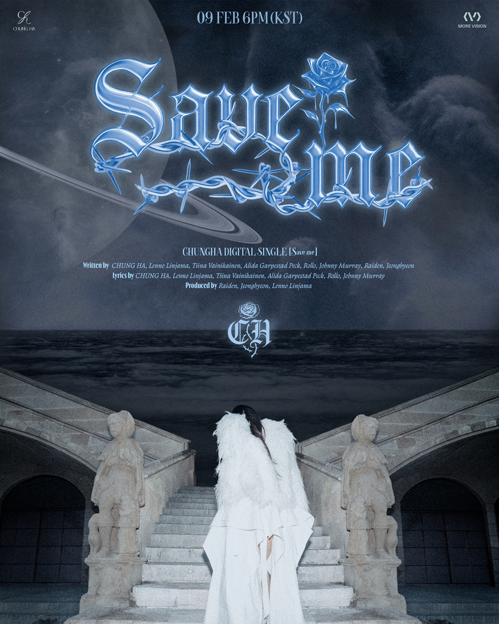 A poster for singer Chungha's upcoming digital single, ″Save Me″ [MORE VISION]