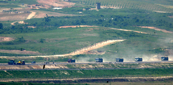 This file photo taken June 4, 2004, shows Panmun County, the former name of Panmun Zone, located in the inter-Korean border city of Kaesong in North Korea. [YONHAP]