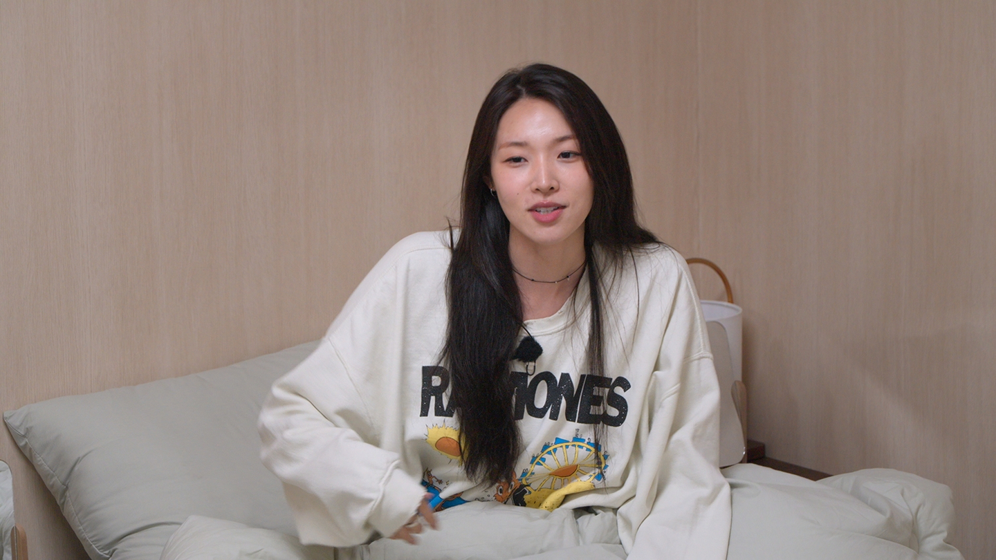 Choi Mina Sue from the fifth season of Netflix dating show ″Single's Inferno″ (2021-) [NETFLIX]
