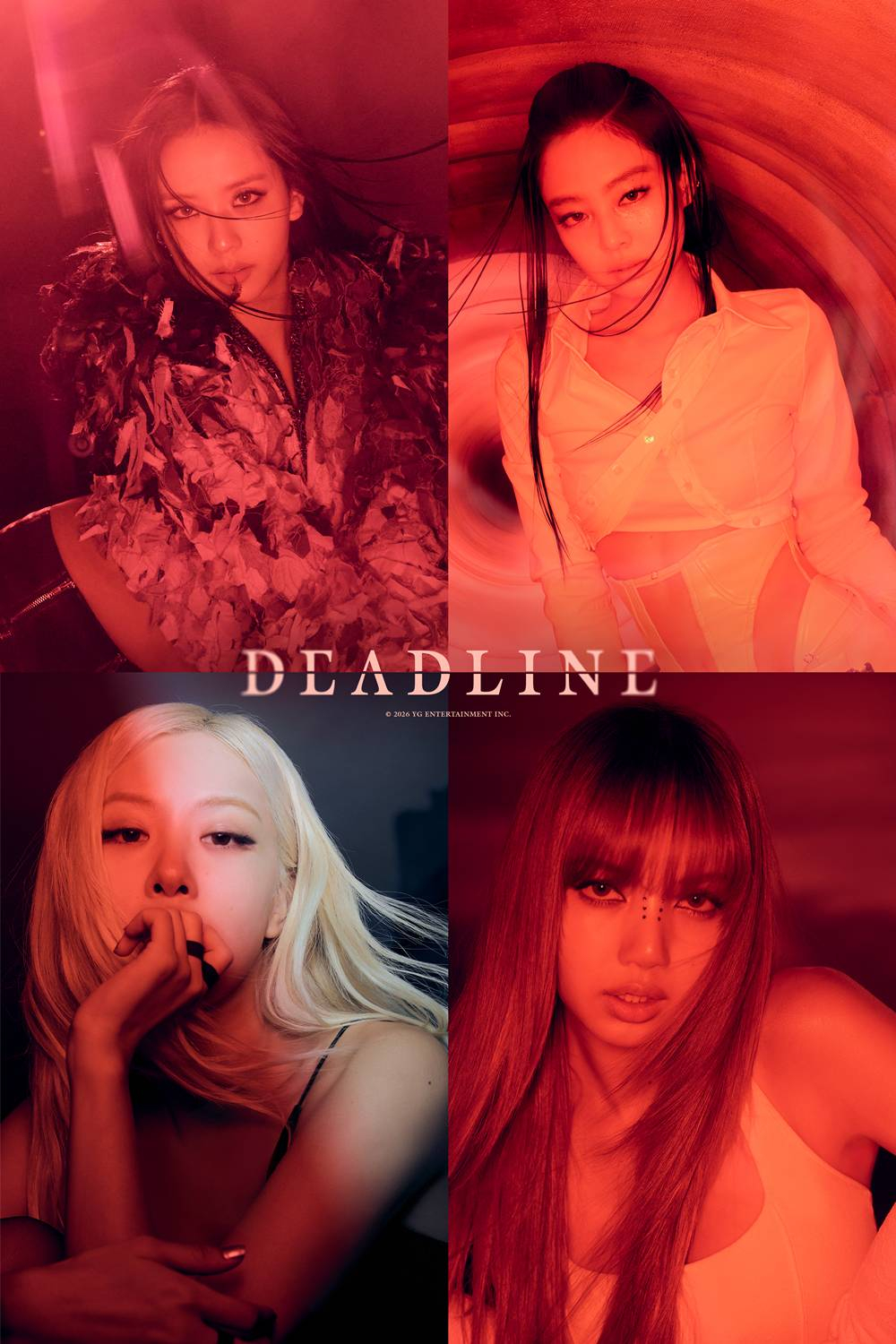 Girl group Blackpink's ″Deadline″ teaser photos [YG ENTERTAINMENT