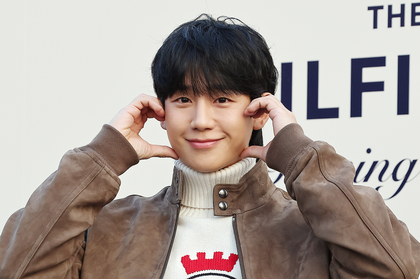 Actor Jung Hae-in poses for a photo at Tommy Hilfiger's media event at Coex in Gangnam District, southern Seoul, on Oct. 28, 2025. [NEWS1]