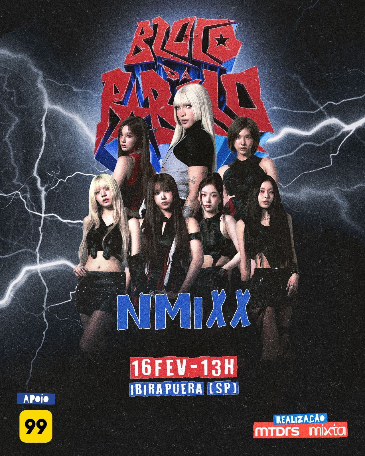 Girl group NMIXX is set to perform at the Brazilian Carnival in São Paulo. [JYP ENTERTAINMENT]