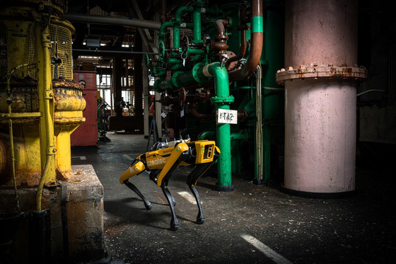 Spot, the four-legged robot dog, developed by Hyundai Motor Group-backed Boston Dynamics, has been deployed at the Sellafield nuclear site in Britain, where it is being used to support decommissioning operations. [HYUNDAI MOTOR GROUP]