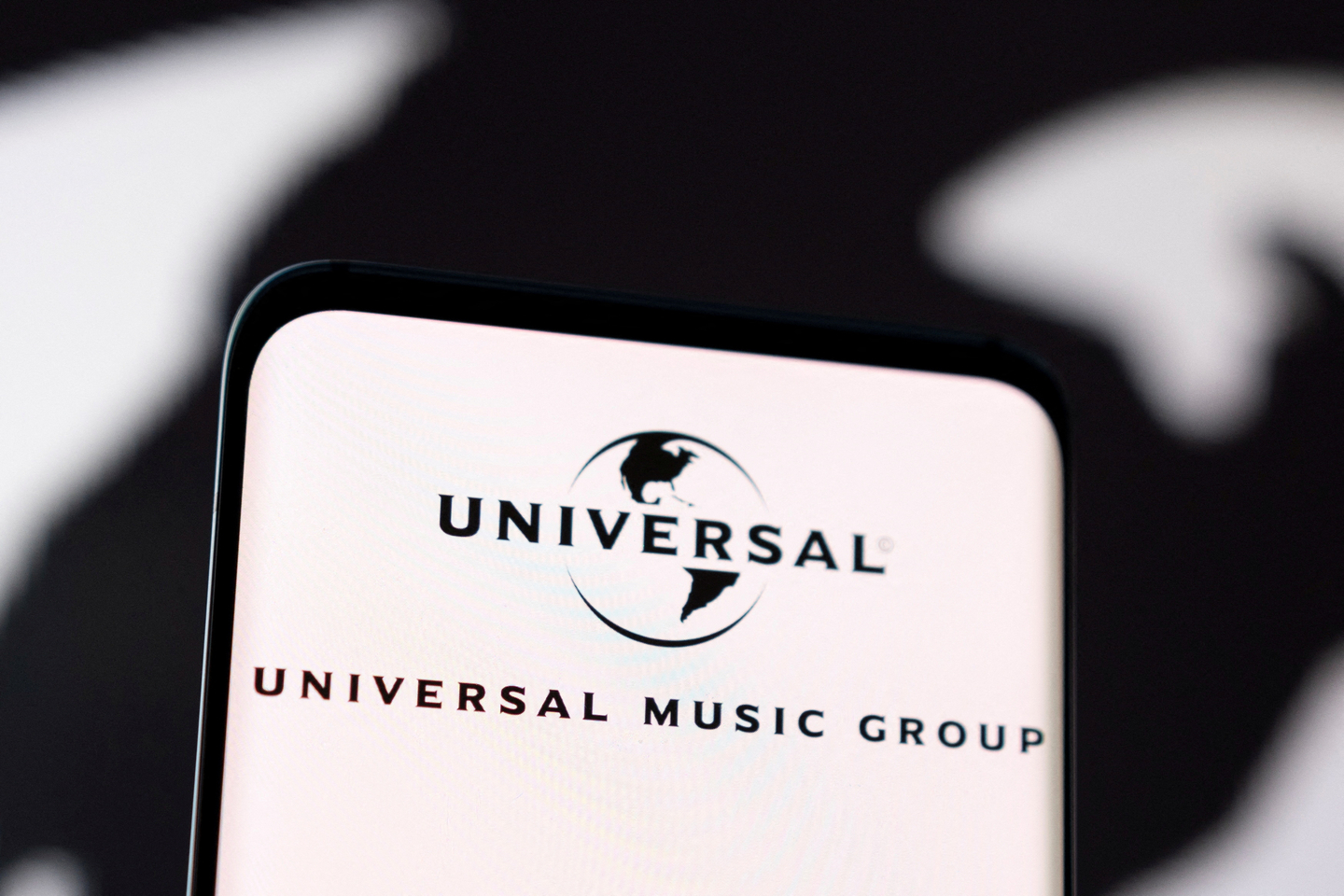 The Universal Music Group logo is seen in this file photo taken May 3, 2022.  [REUTERS/YONHAP]