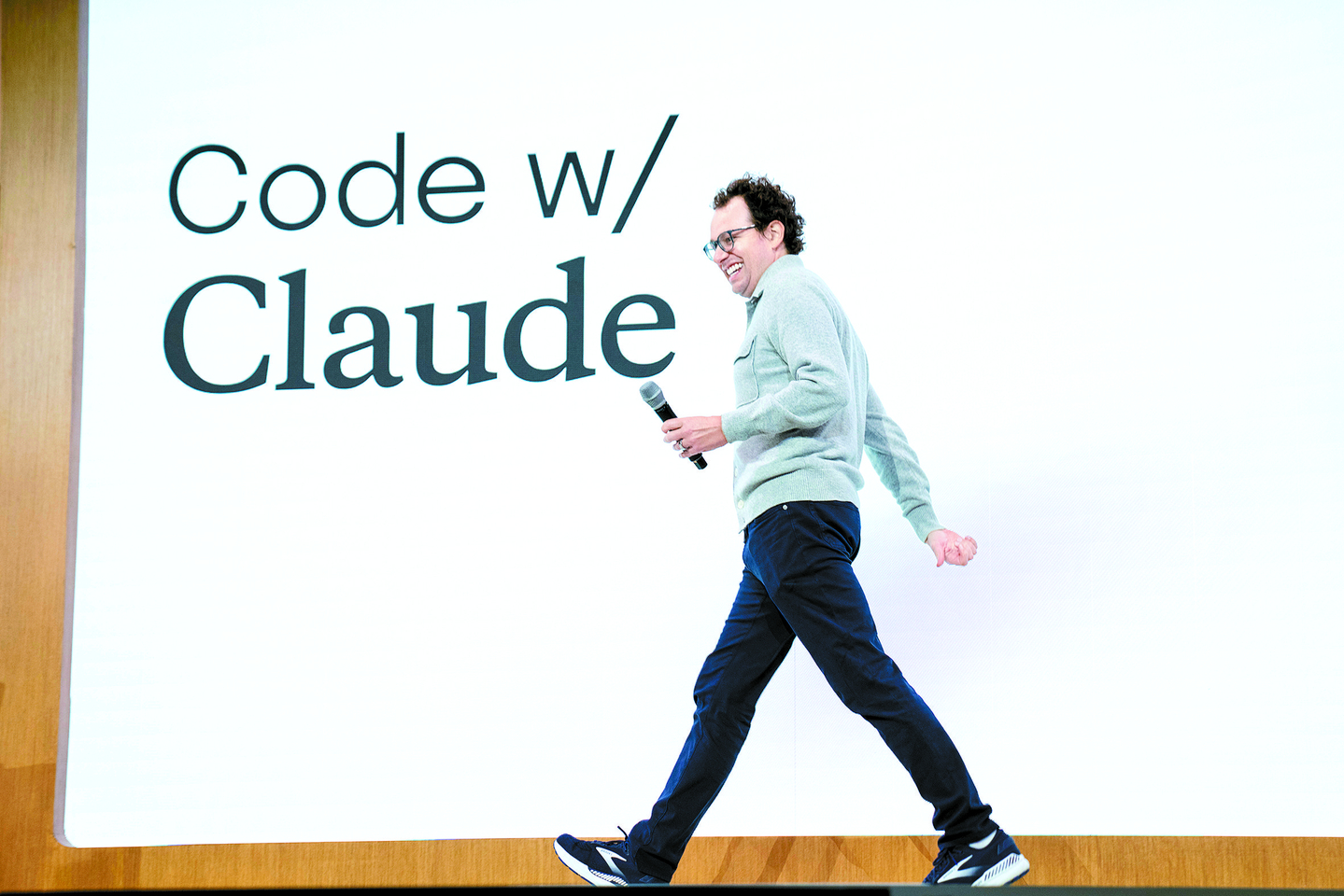 Anthropic CEO Dario Amodei at the Code with Claude developer conference on Thursday, May 22, 2025 in San Francisco. [AP/YONHAP]