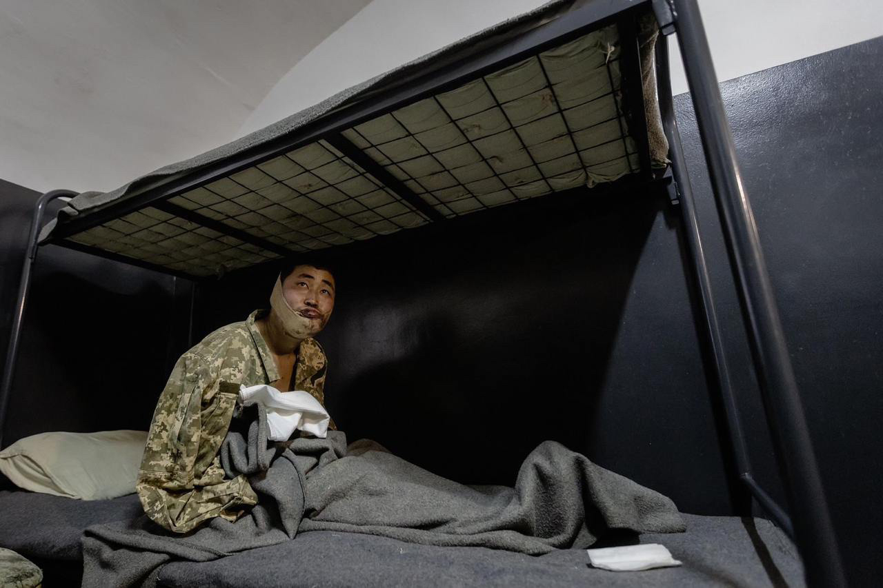 Pictured is a North Korean soldier captured by Ukrainian forces in Russia’s Kursk region as revealed by Ukrainian President Volodymyr Zelensky on his X account. [SCREEN CAPTURE]