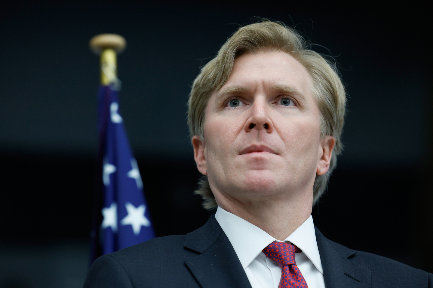 U.S. Undersecretary of Defense for Policy Elbridge Colby attends a meeting of the Ukraine Defense Contact Group at NATO headquarters in Brussels on Feb. 12. [AP/YONHAP]