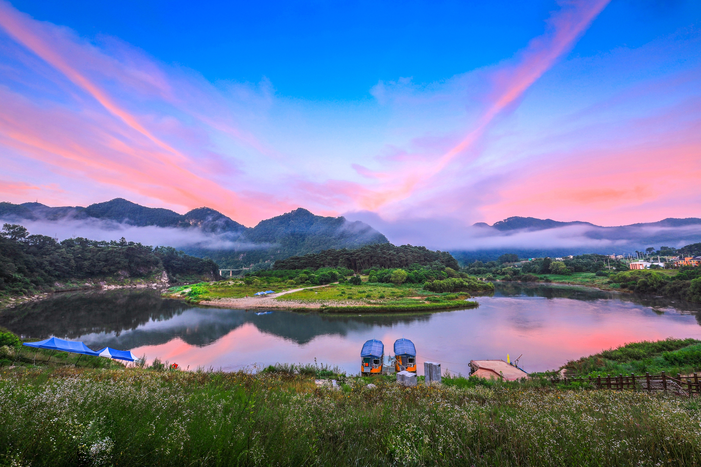 A view of Cheongnyeongpo in Yeongwol, Gangwon [YEONGWOL COUNTY]
