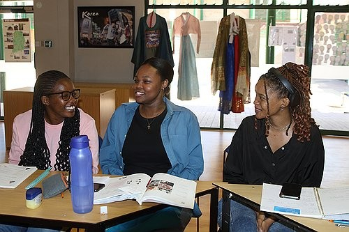 Students attend a Korean language course at the King Sejong Institute center in Gaborone, Botswana, in this file photo from May 14, 2024. [YONHAP] 