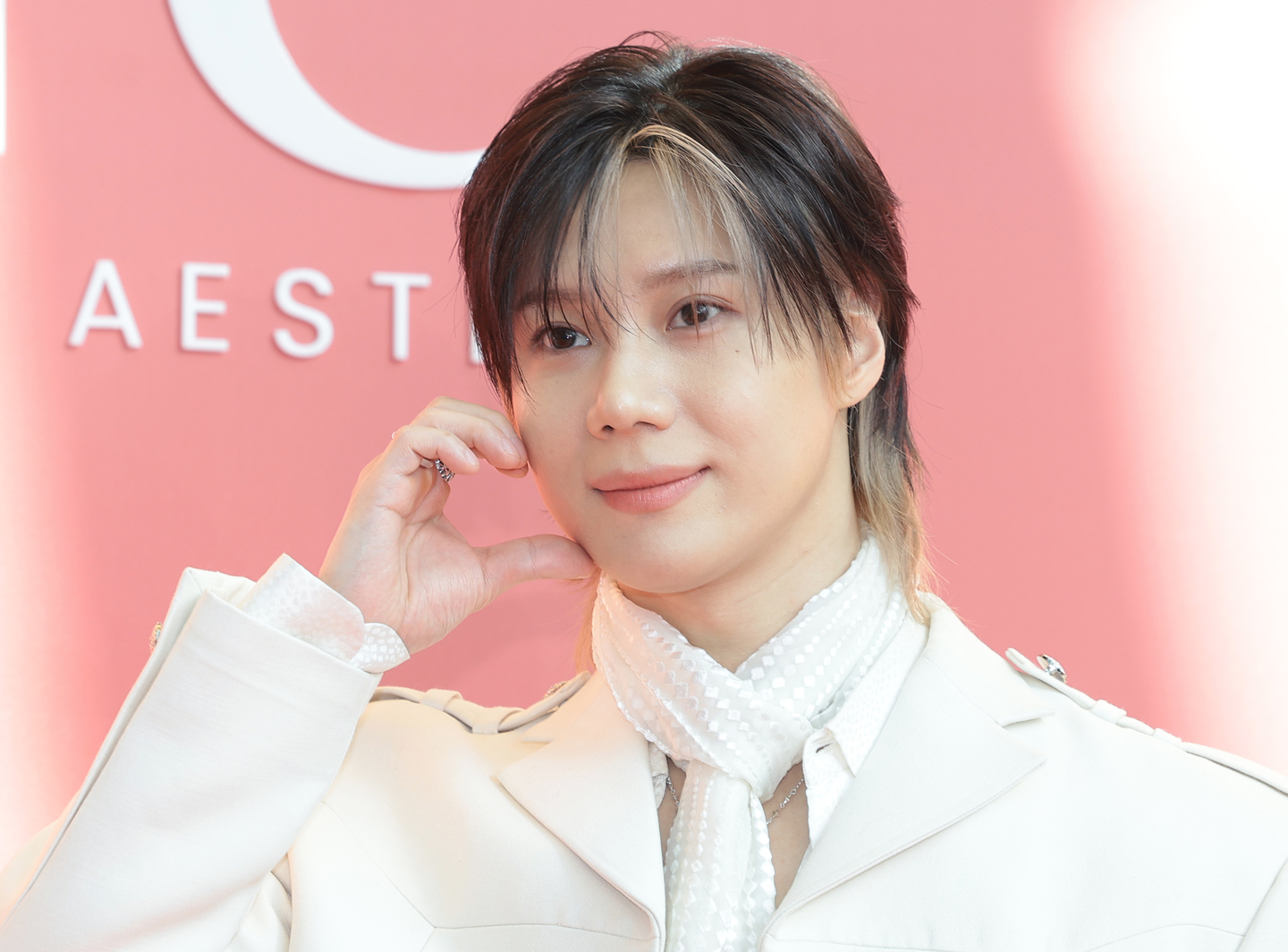 Singer Taemin poses for photos at an event in Yeongdeungpo District, western Seoul on Dec. 8, 2025. [NEWS1] 