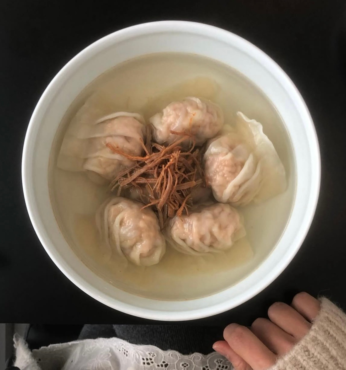 Dumpling soup served at Andeok in Jongno District, central Seoul [SCREEN CAPTURE] 