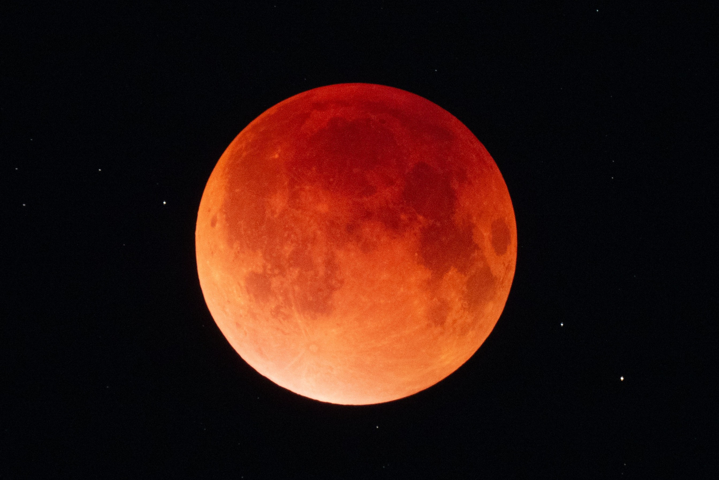 A lunar eclipse is seen on Sept. 8, 2025 in this file photo provided by the Korea Astronomy and Space Science Institute. [KOREA ASTRONOMY AND SPACE SCIENCE INSTITUTE]