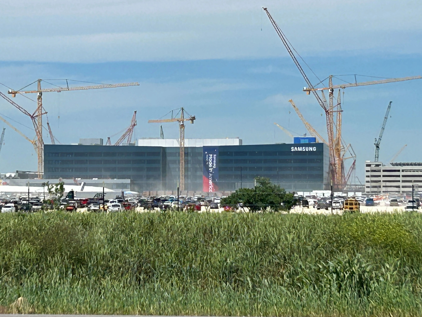 A view of Samsung's Taylor foundry plant under construction [SAMSUNG ELECTRONICS]