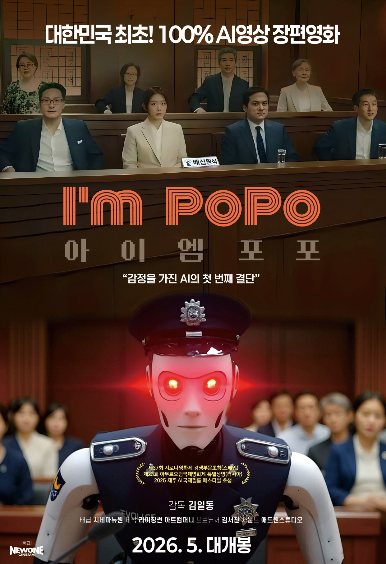 A poster for the film ″I'm PoPo″ [CINEMA NEWONE]