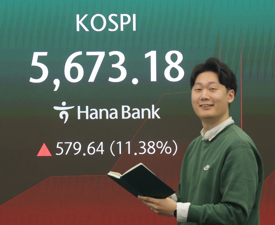 Korea's benchmark Kospi starts higher on Thursday morning, March 5. [YONHAP]
