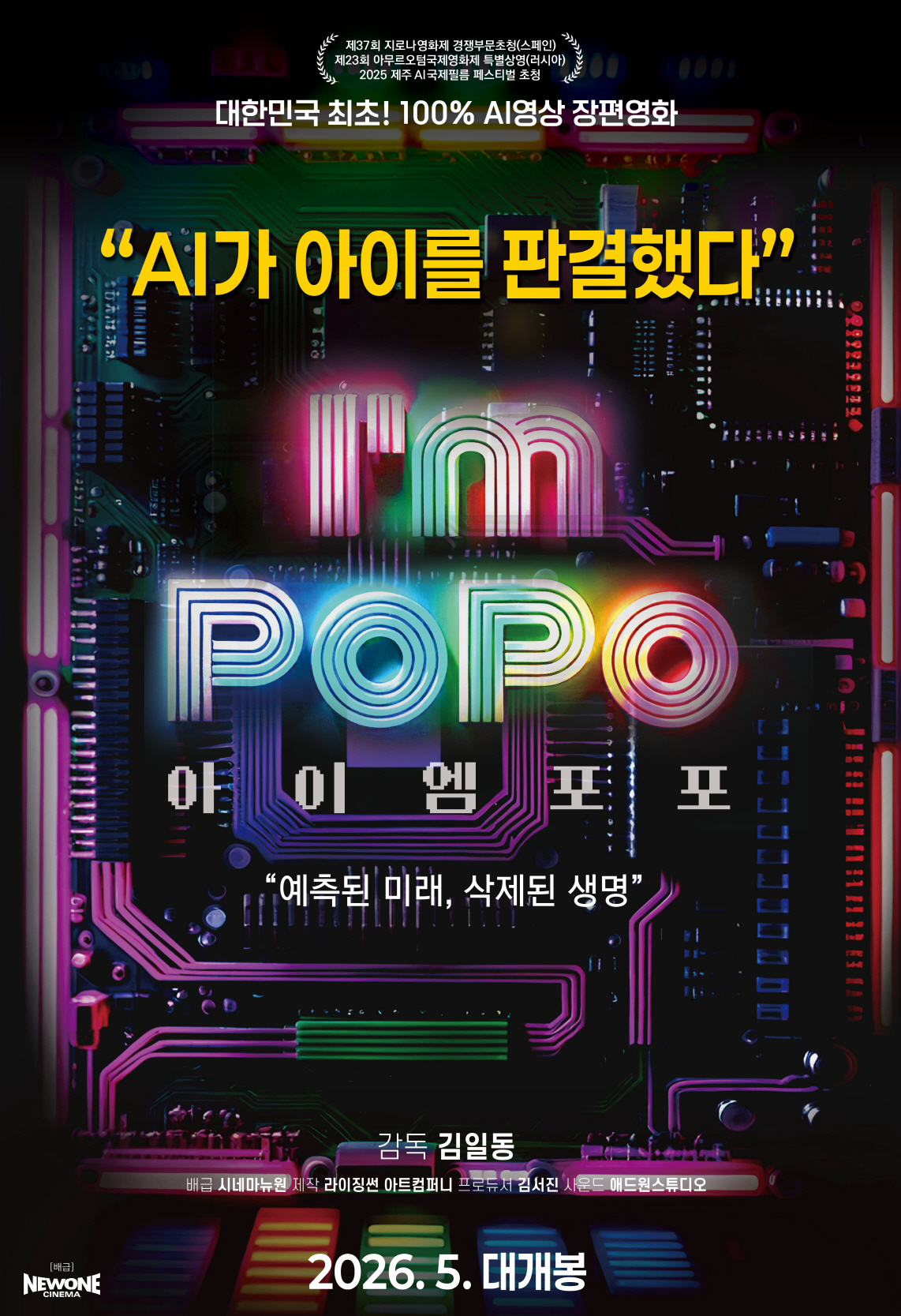 A poster for the film ″I'm PoPo″ [CINEMA NEWONE]