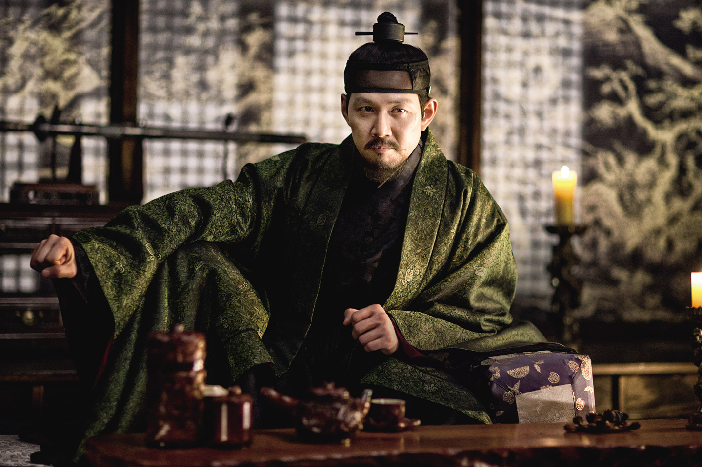 Actor Lee Jung-jae plays Prince Suyang in ″The Face Reader″ (2013) [SHOWBOX]