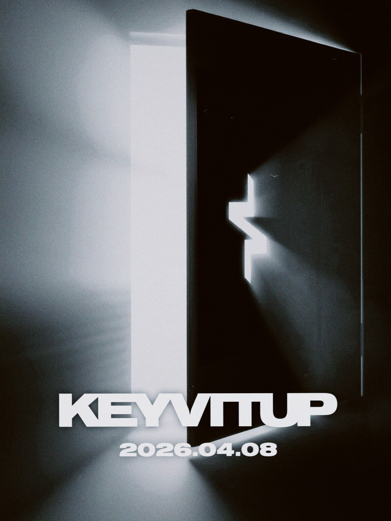 A promotional image for Keyvitup's first album "Keyvitup" [INKODE]