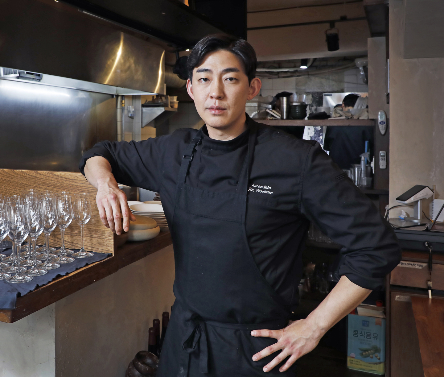 El Molino chef Jin Woo-bum at his restaurant [PARK SANG-MOON]
