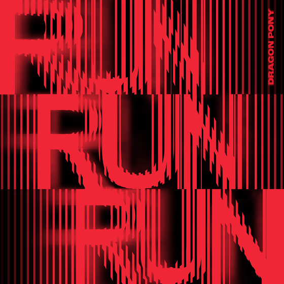 Album cover for Dragon Pony's third EP, ″Run Run Run″ [ANTENNA]
