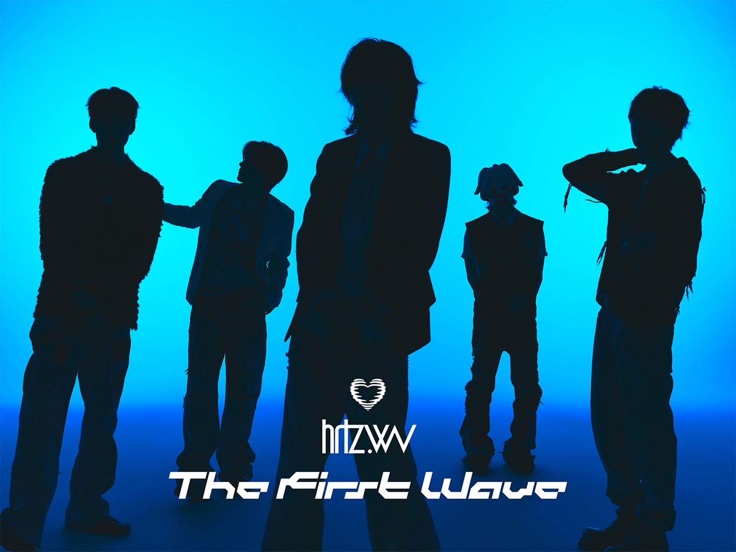A teaser image for hrtz.wav's EP ″The First Wave″ [KAKAO ENTERTAINMENT]