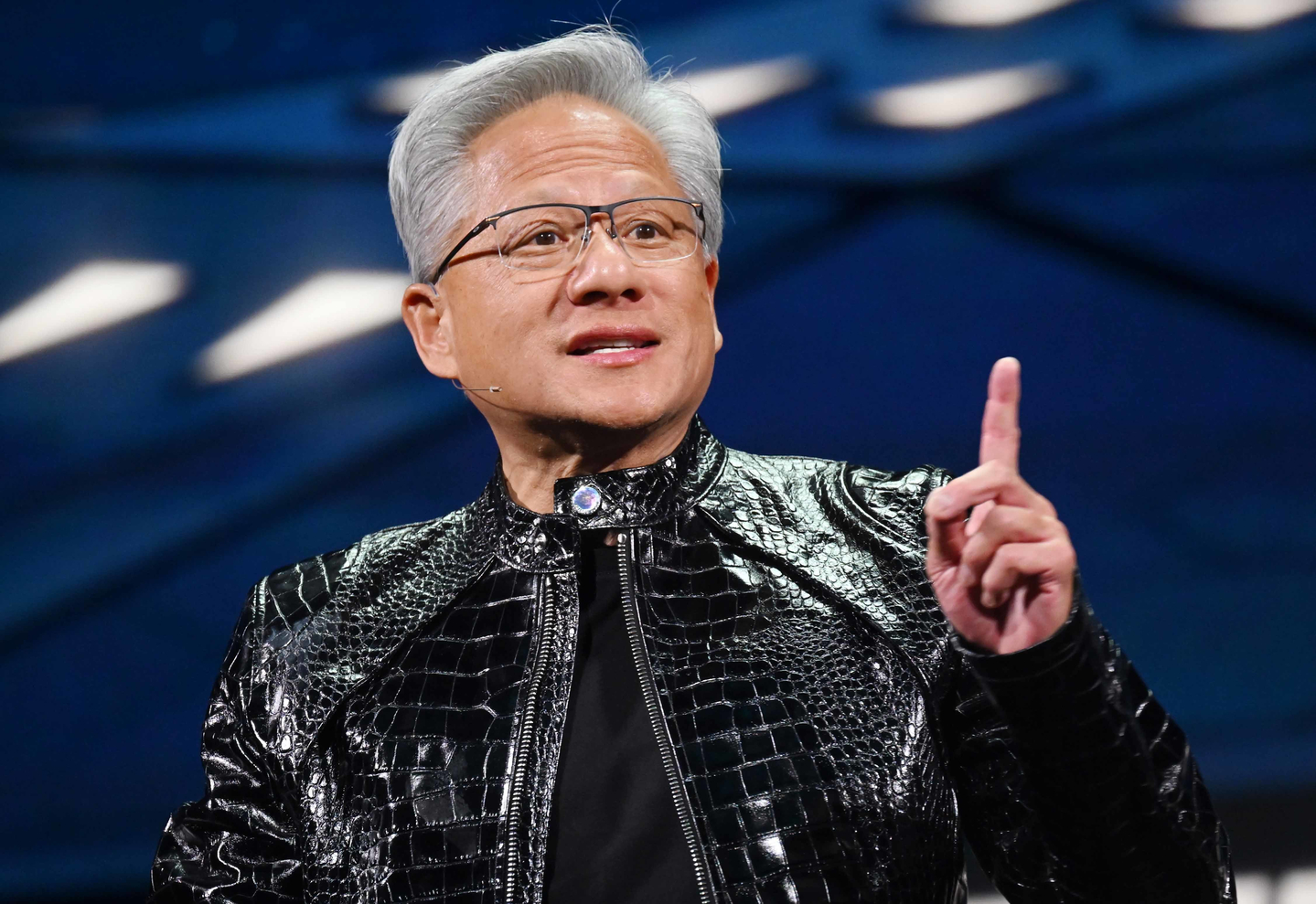 Jensen Huang, the president and CEO of Nvidia, speaks during a special keynote speech at CES 2026 in Las Vegas on Jan. 6. [JOINT PRESS CORPS]