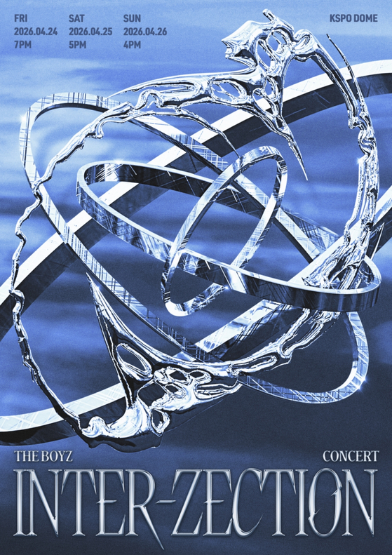 Boy band The Boyz's ″Inter-Zection″ concert poster [ONE HUNDRED LABEL]