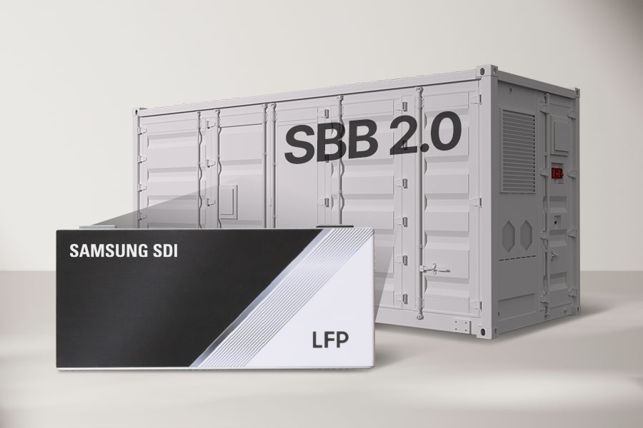 Samsung SDI’s energy storage system product equipped with lithium iron phosphate batteries [SAMSUNG SDI ]