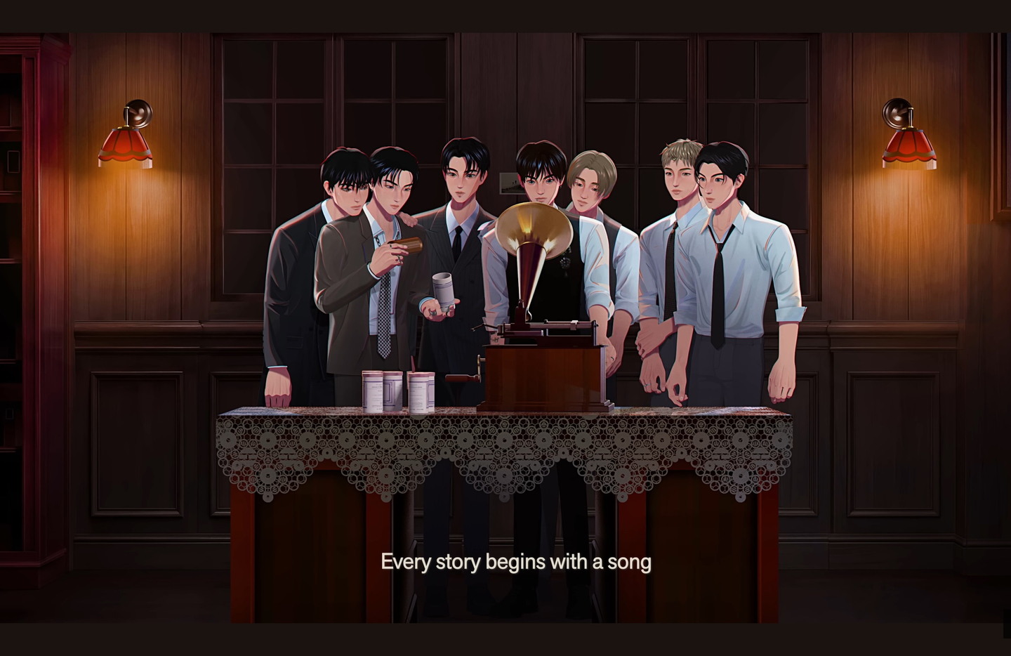 A still from BTS's animated ″Arirang″ teaser trailer released on March 13 [SCREEN CAPTURE]