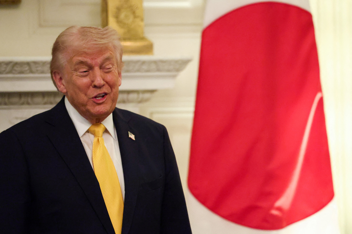 U.S. President Donald Trump hosts a dinner for Japanese Prime Minister Sanae Takaichi at the White House in Washington, D.C., U.S., March 19, 2026. [REUTERS/YONHAP]