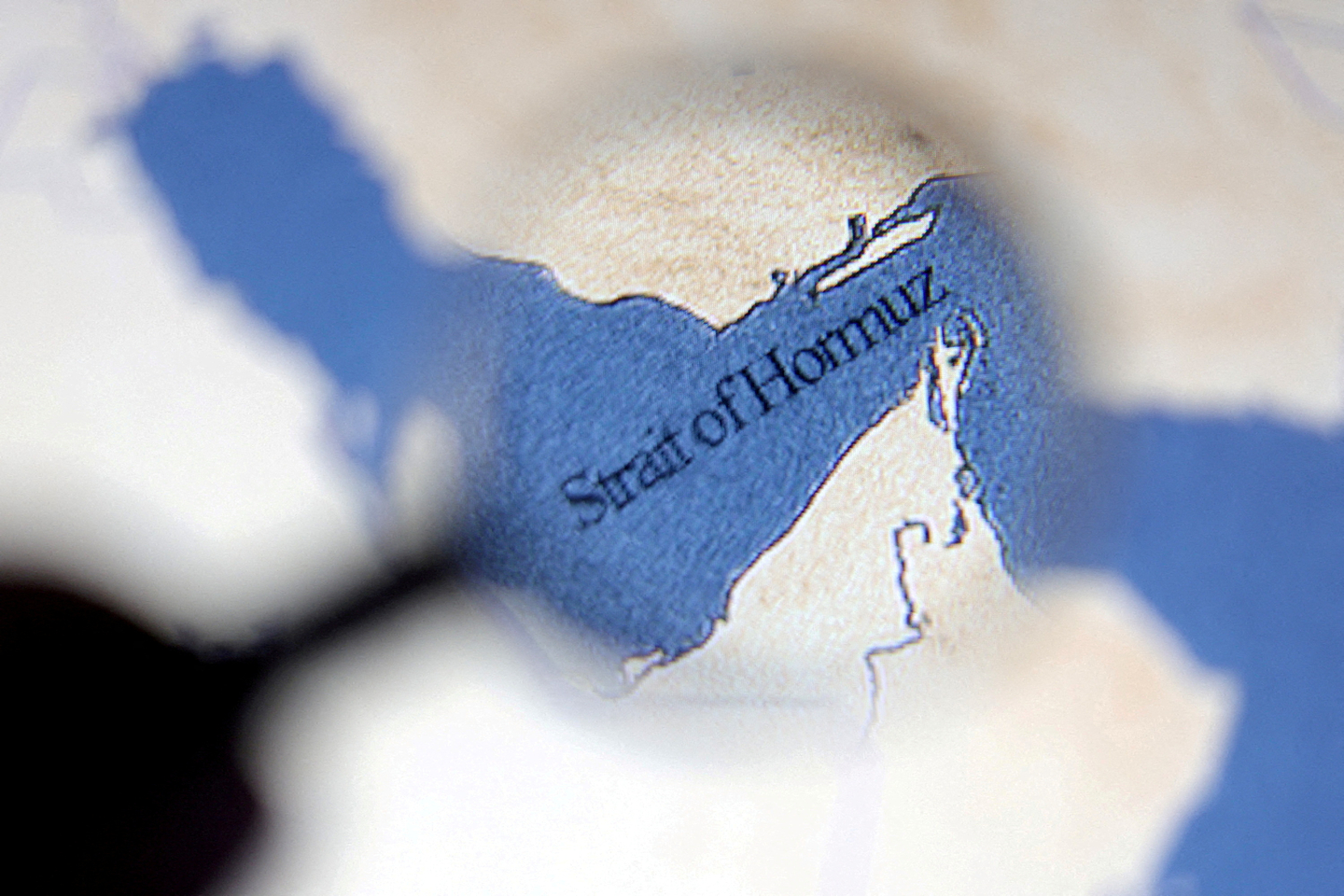 A map showing the Strait of Hormuz is seen in this illustration from June 22, 2025. [REUTERS/YONHAP]