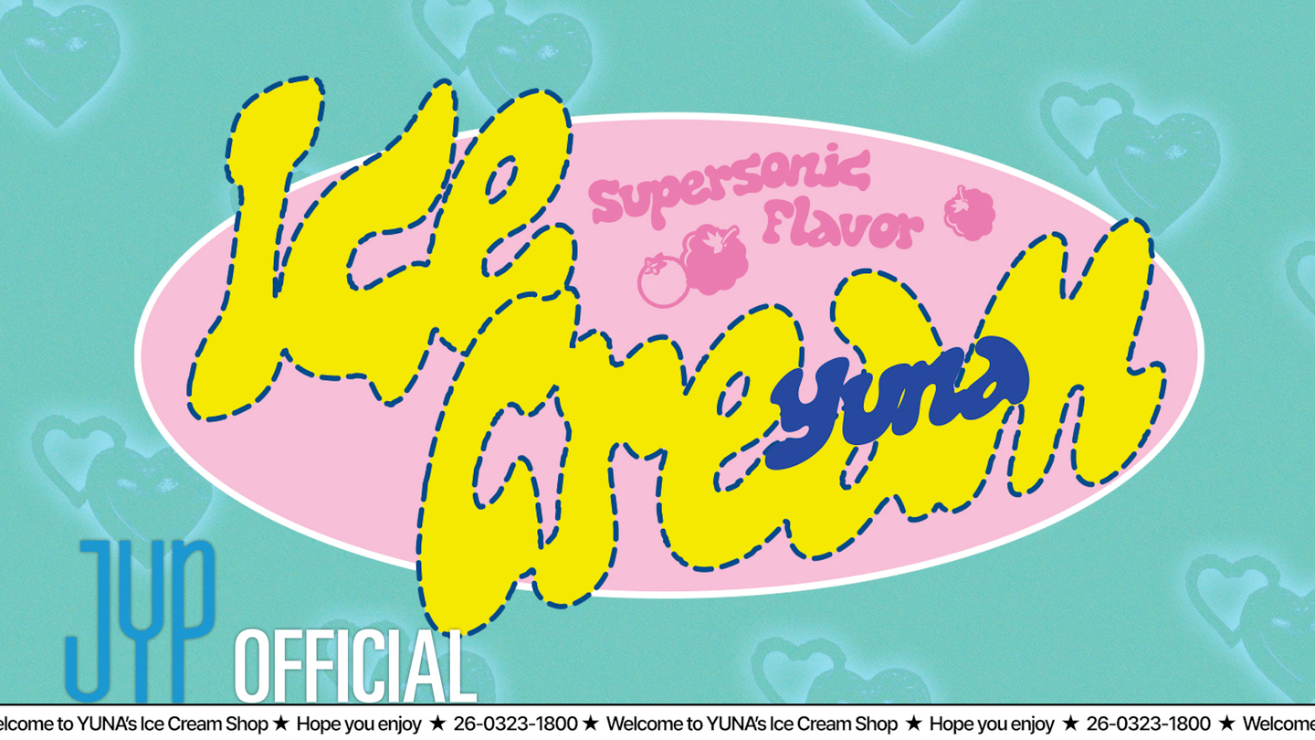 A teaser image for ″Ice Cream,″ THE solo debut track of girl group ITZY's Yuna [JYP ENTERTAINMENT]