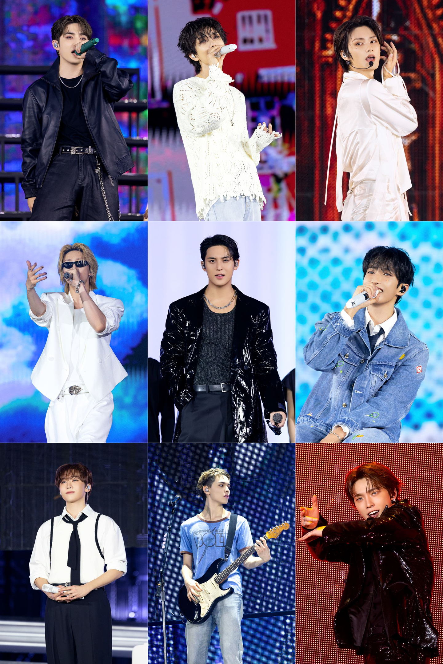 Boy band Seventeen performs during its world tour ″NEW_″ [PLEDIS ENTERTAINMENT]