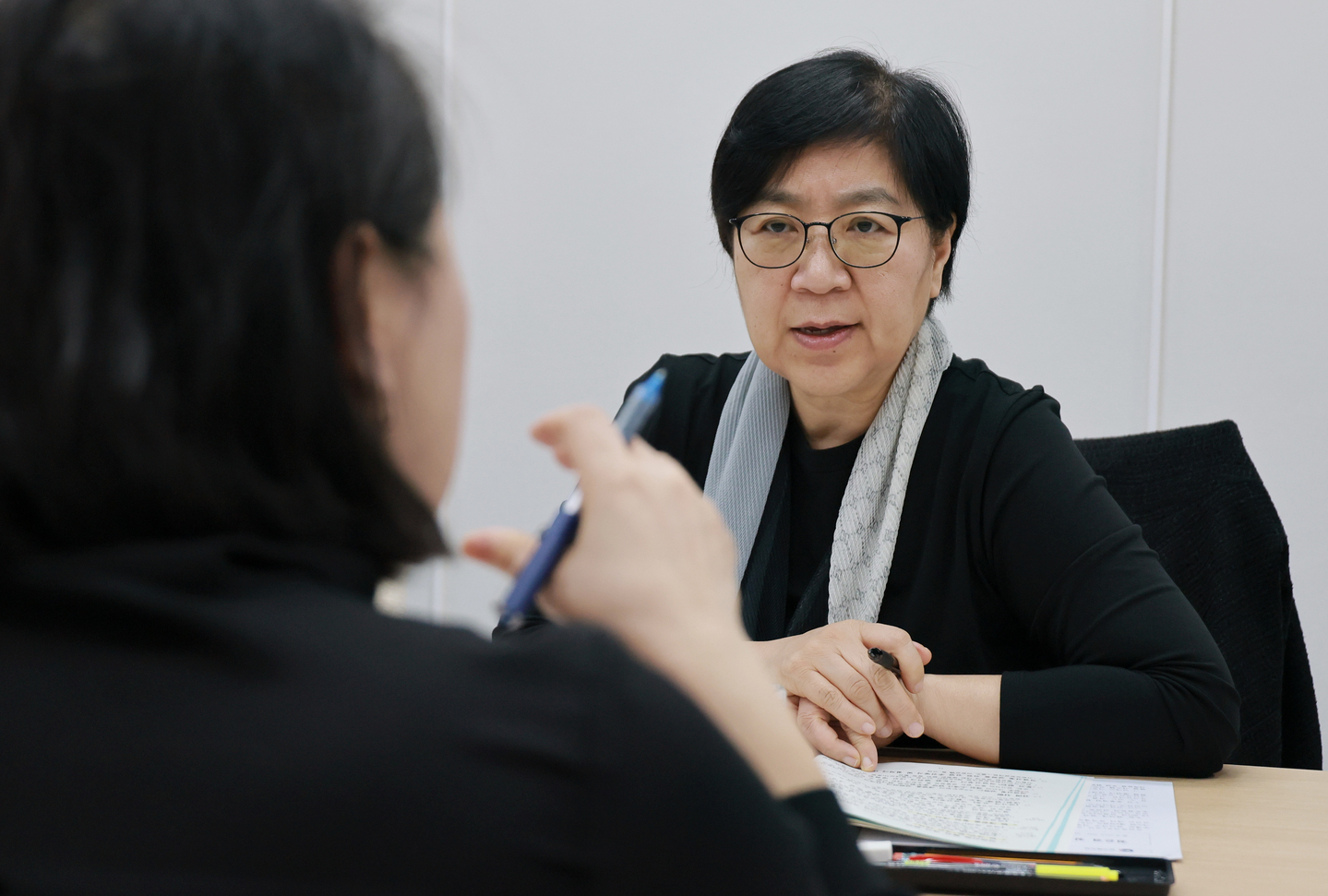 Minister of Health and Welfare Jeong Eun-kyeong speaks at a meeting held in Seoul on March 22, 2026. [MINISTRY OF HEALTH AND WELFARE]