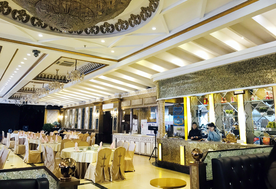 The North Korean restaurant Okryugwan in Beijing in 2019 [YONHAP]  