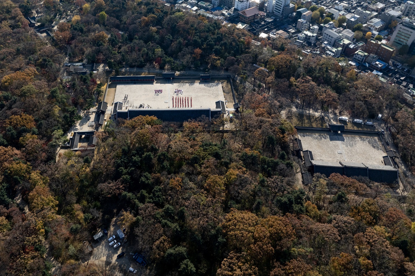 The Jongmyo Shrine is seen in central Seoul on Nov. 18, 2025. [YONHAP]
